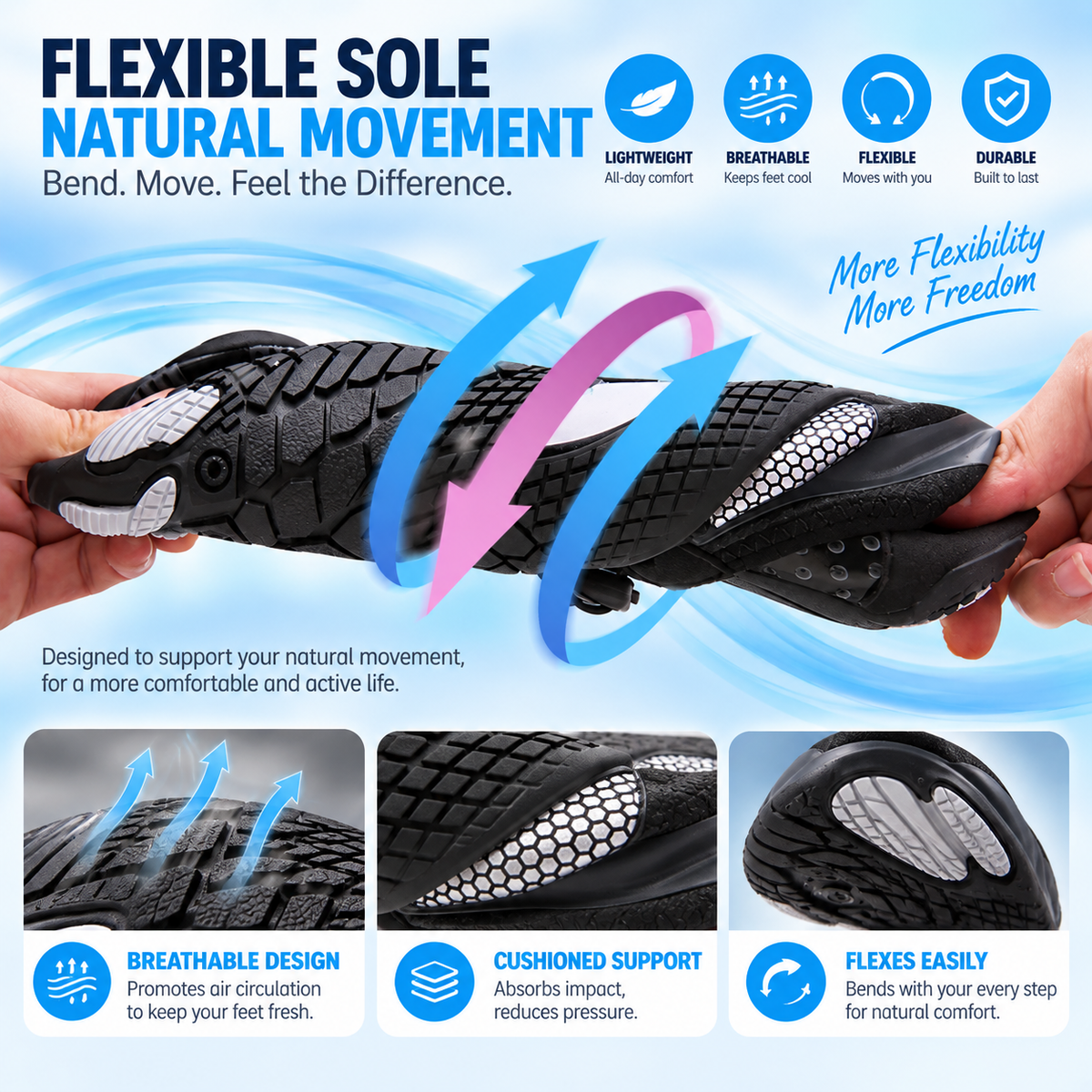 TerraFlex Pro™– Healthy & Non-Slip Barefoot Shoes