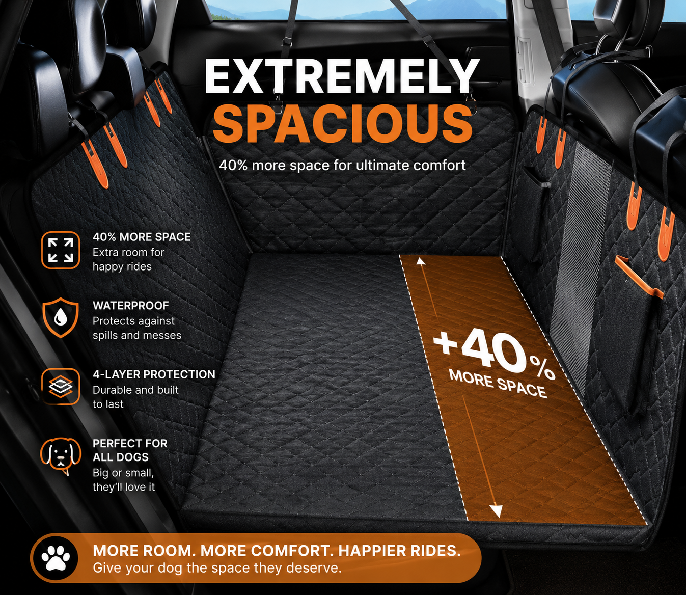 AltriveCo™ Rover Back Seat Extender